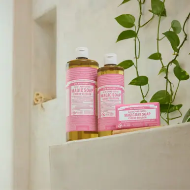 Dr. Bronner Castile Liquid Soap - Cherry Blossom 946ml