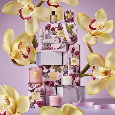 Glasshouse Fragrances 2x200g Candle Duo - Radiance In Bloom, Velvet Rhapsody 