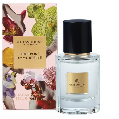 Glasshouse Fragrances 30ml EDP - Tuberose Immortelle