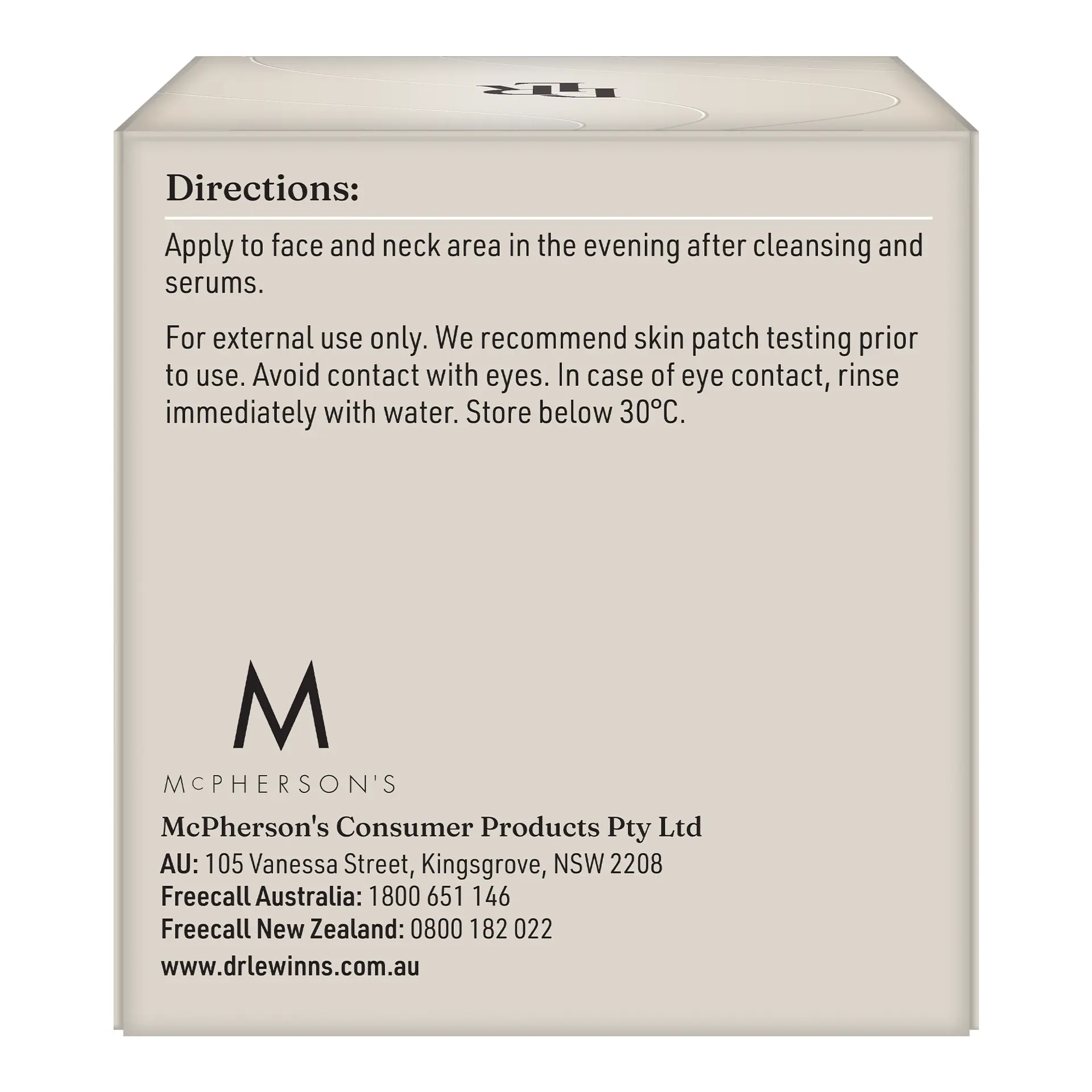 Dr Lewinn's Plump + Lift Regenerative Night Cream 50g