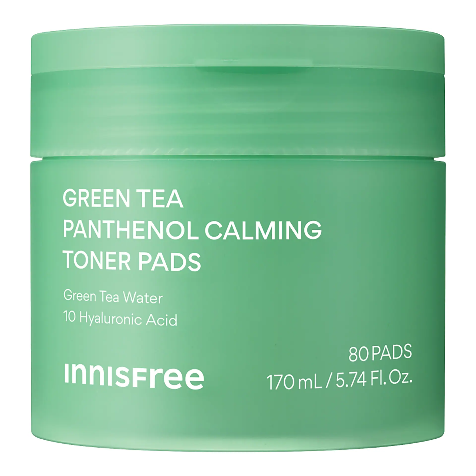 INNISFREE Green Tea Panthenol Calming Toner Pads 80pk