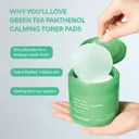 INNISFREE Green Tea Panthenol Calming Toner Pads 80pk