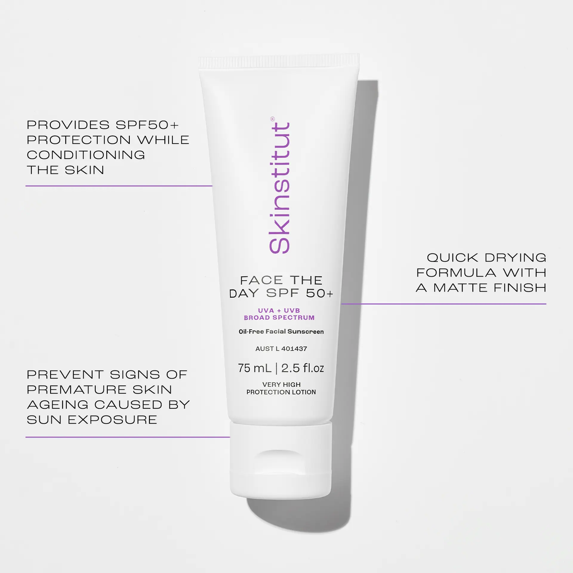 Skinstitut Face The Day SPF 50+ Facial Sunscreen 75ml
