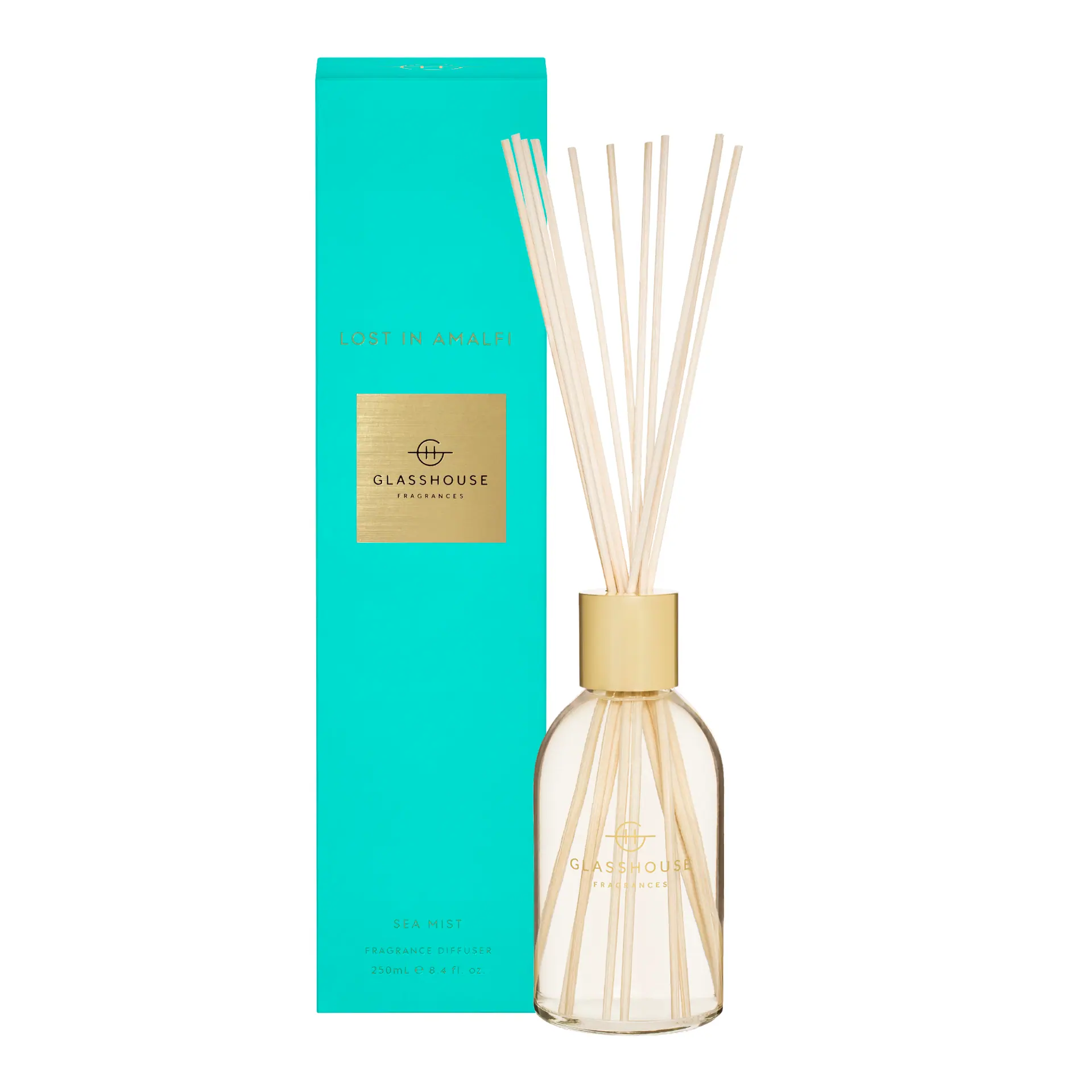 Glasshouse Fragrances LOST IN AMALFI 250mL Fragrance Diffuser