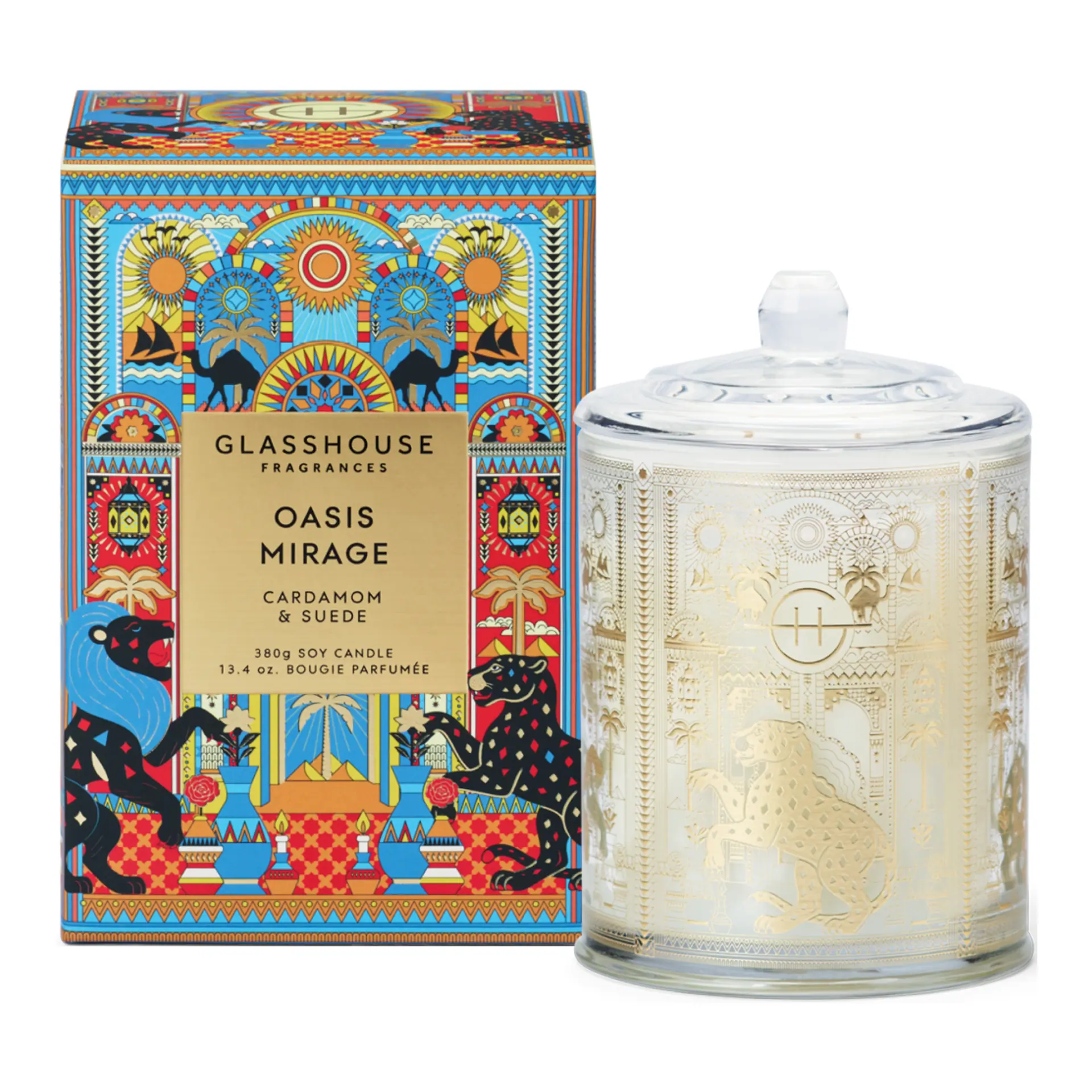 Glasshouse Fragrances 380g Candle - Oasis Mirage - 26