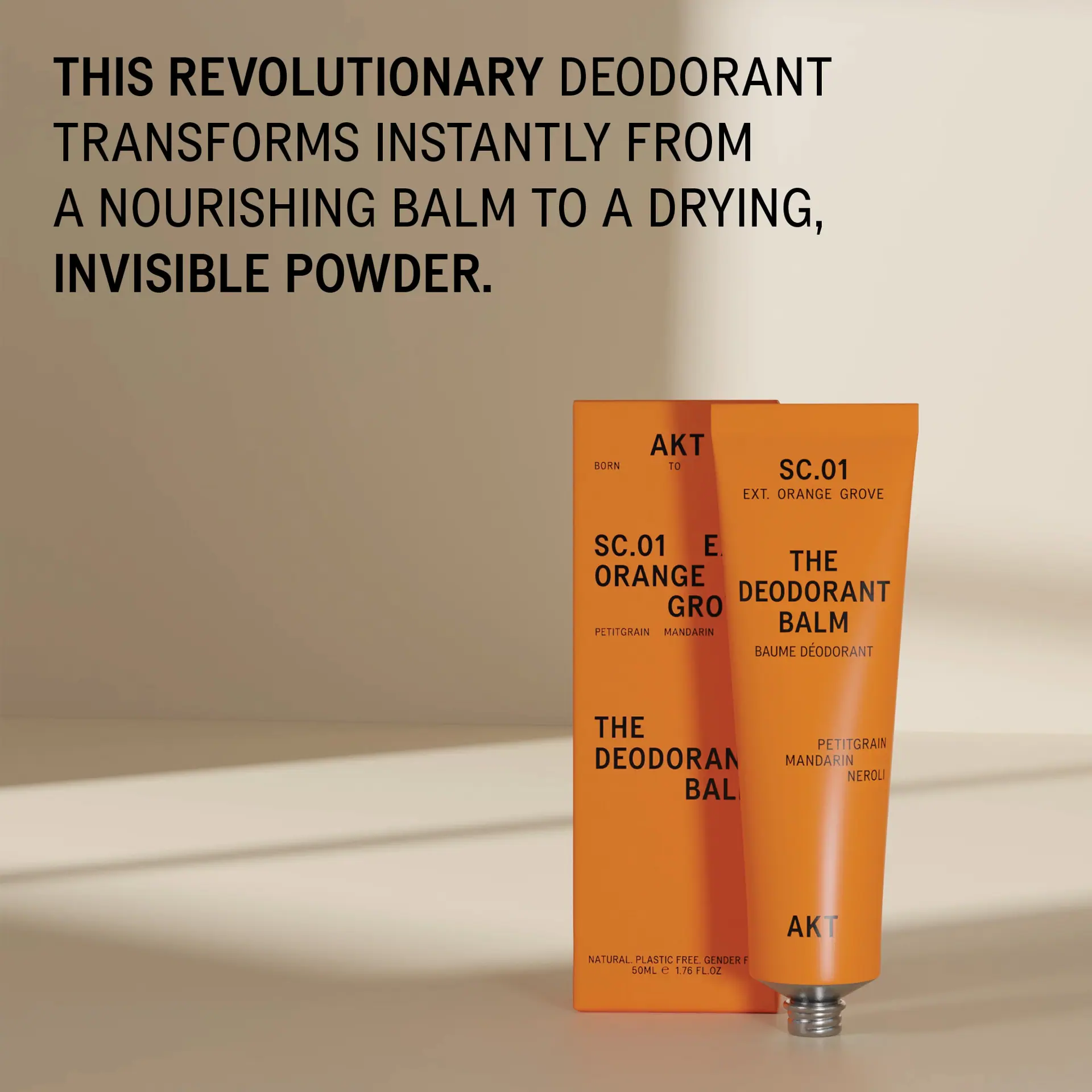 AKT London The Deodorant Balm - Orange Grove Sc.01