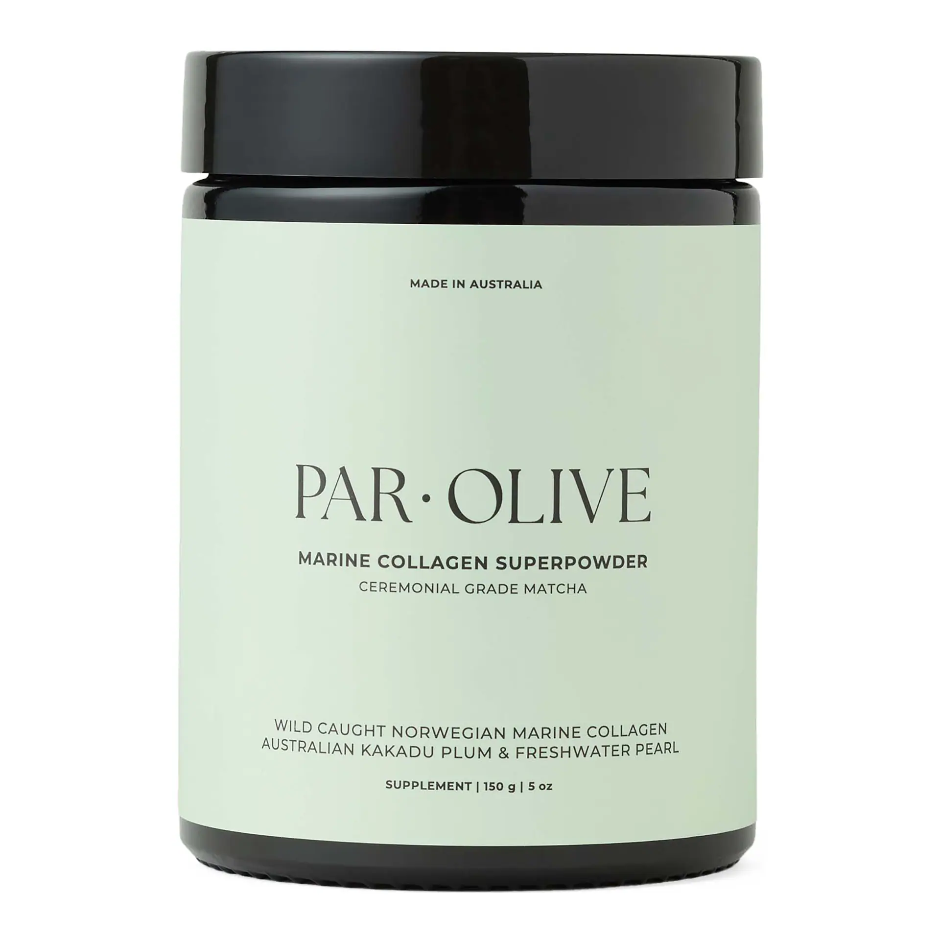 Par Olive PEARL Marine Collagen Jar (Japanese Matcha) 150g