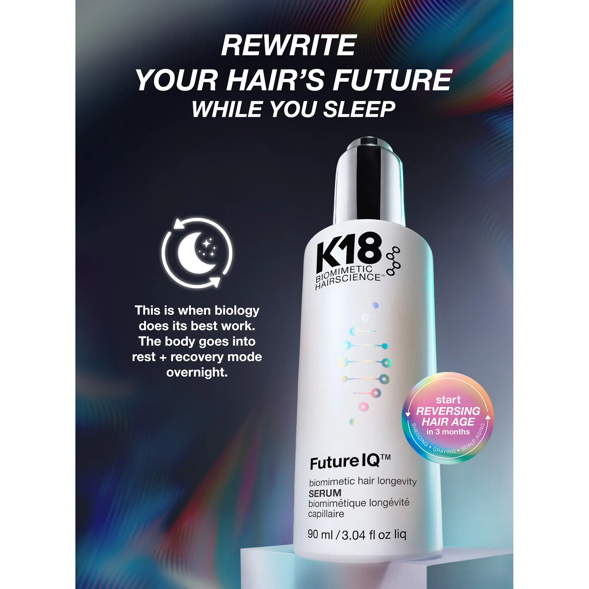 K18 Future IQ Biomimetic Hair Longevity Serum 90 mL