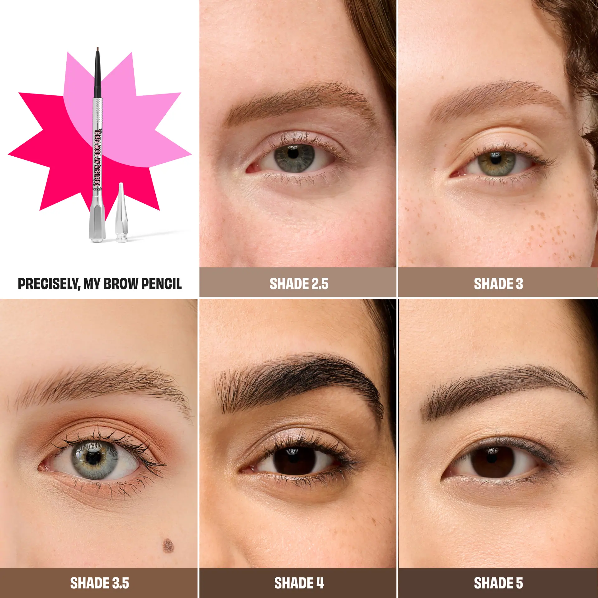Benefit Cosmetics The Brow Booth Shade 3.5 Set