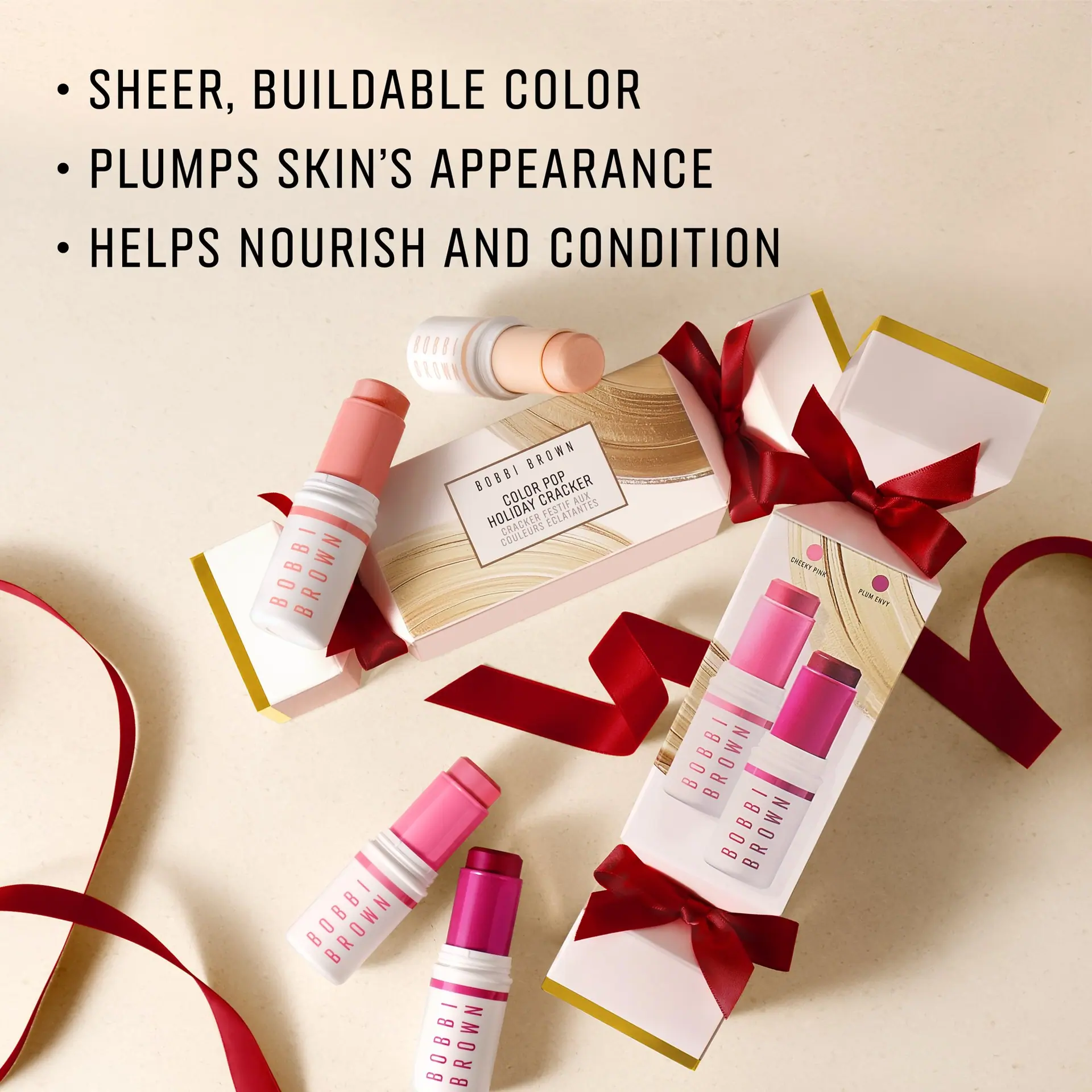Bobbi Brown Holiday Gift Sets Color Pop Holiday Blush Stick Duo