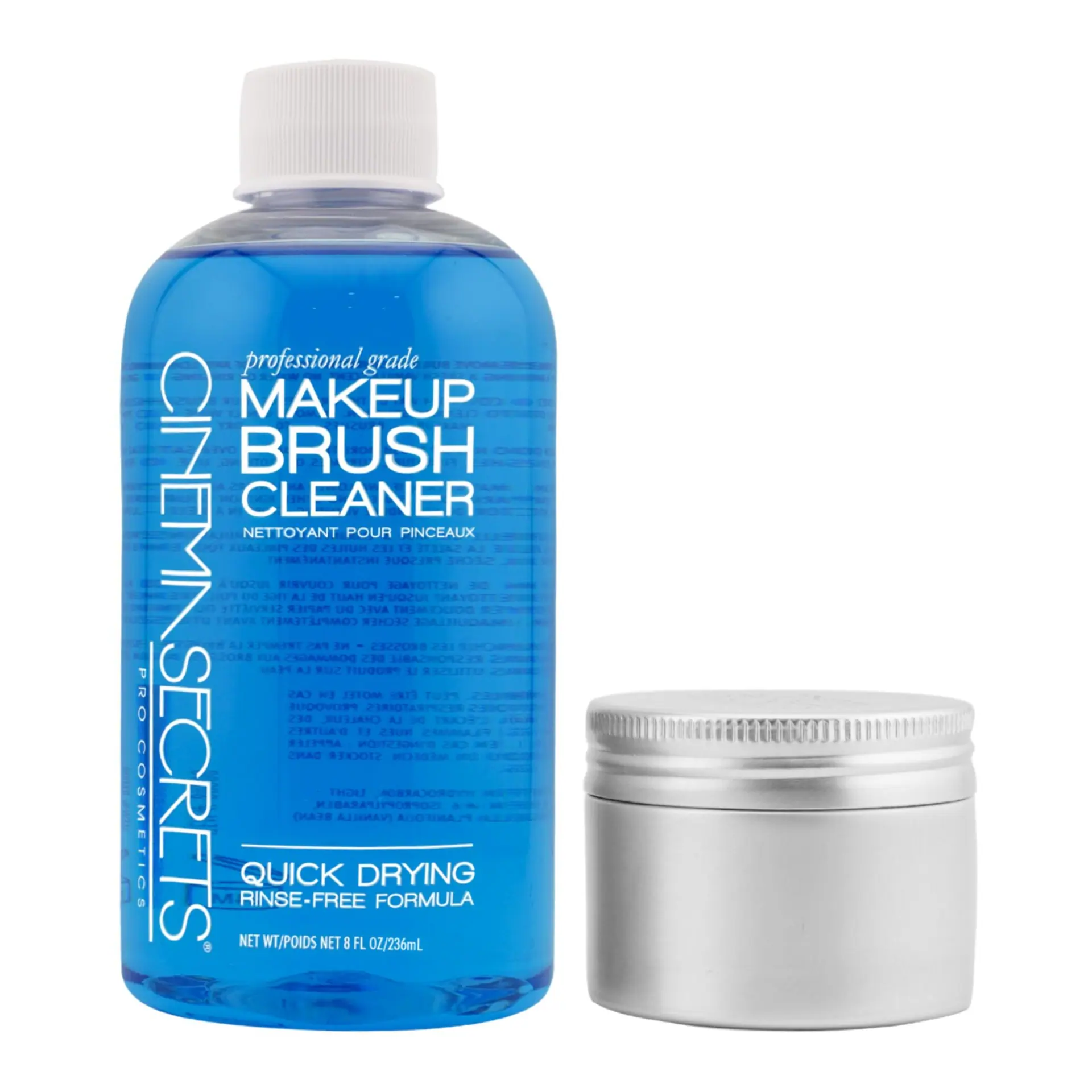 Cinema Secrets Brush Cleaner - 8oz / 236ml with cleansing tin