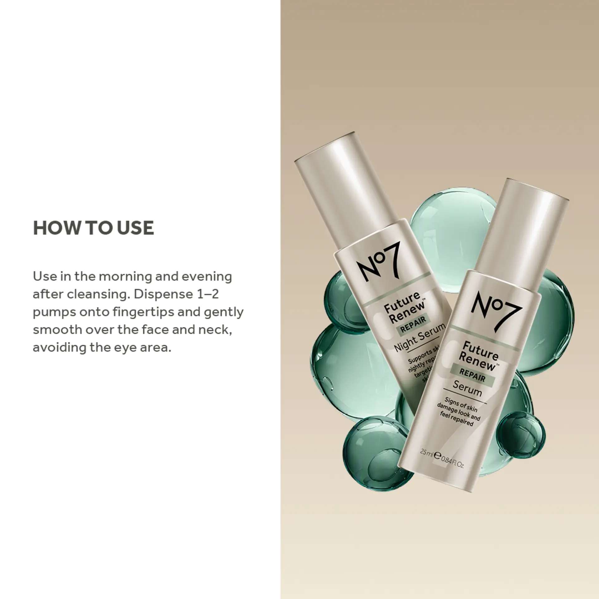No7 Future Renew Repair Serum 25ml